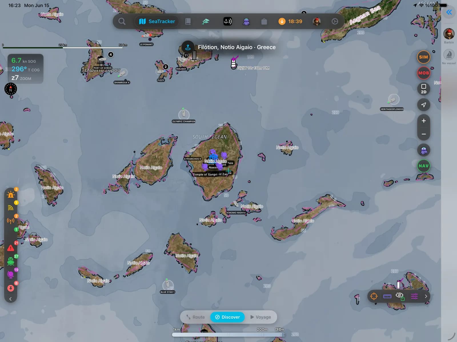 Naksos ve Paros, Aegean & East Mediterranean